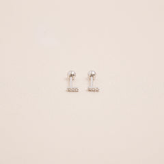 Mini Rigel Barbell Earrings