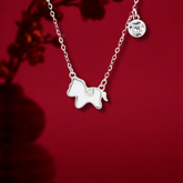 Pearl Fortune Horse Necklace