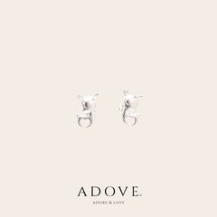 Christmas Theme Loving Reindeer Stud Earrings