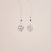 Heart Beating Mila Dangling Earrings