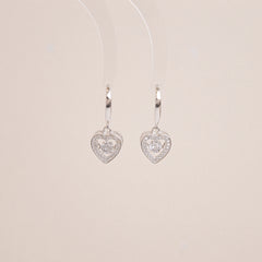 Heart Beating Mila Dangling Earrings