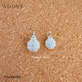 3D Eight Trigrams Charm / Pendant S999 (S) / 999足银3D八卦吊坠(S)