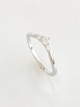Seraphine Chevron Ring – rhodium plated 925 sterling silver ring for women, image 2