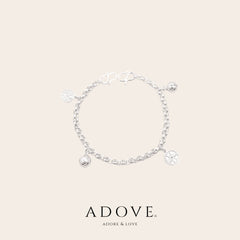 S999 特粗款 出入平安,健康快乐宝宝手脚链 Specially Made Thick Baby Anklet / Bracelet