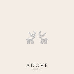 Christmas Theme Reindeer Earrings