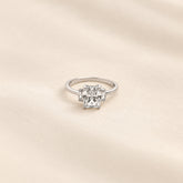 Adove Angelique Ring – rhodium plated 925 sterling silver ring for women with cubic zirconia