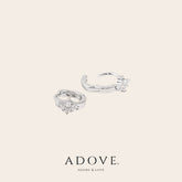 Dainty Diamante Huggies Earrings