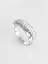 Aveline Crossover Pavé Ring