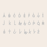 Dainty Alphabet Pendant