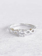 Adove Callista Infinity Solitaire Ring – 925 sterling silver ring for women