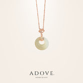 Blessed Button Jade Necklace