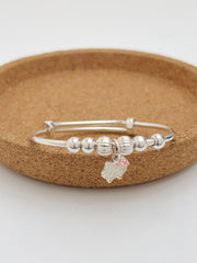 S990 Adjustable Dangling Kitty Baby Bangle