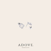 Clover Barbell Earrings