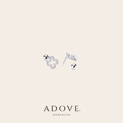 Clover Barbell Earrings