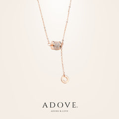 Alice Roulante Tassel Necklace (Silver & Rose Gold)