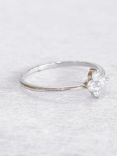 Solea Star Solitaire Ring – rhodium plated 925 sterling silver ring for women, image 2