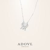 Jada Ru Yi Necklace – rhodium plated 925 sterling silver pendant necklace, image 3