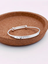 S990 Grow Up Healthy Baby Bangle 足银健康成长宝宝手镯