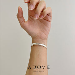 S990 Adjustable Delphine Blooms Bangle