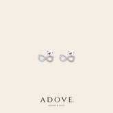 Infinity Barbell Earrings