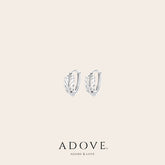 Silver Fern Huggies Earrings