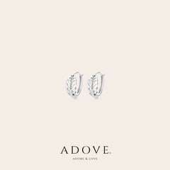 Silver Fern Huggies Earrings