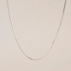 Curb Chain Necklace 990 Silver