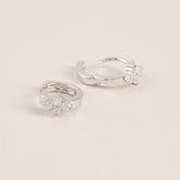 Dainty Diamante Huggies Earrings