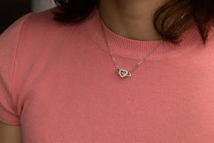 Winged Heart Beating Necklace