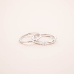 Bamboo Couple Ring
