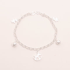 Carousel & Bear Baby Anklet / Bracelet