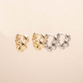 Cyra's Croissant Hoop Earrings