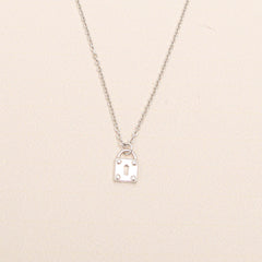 Dainty Lock Necklace