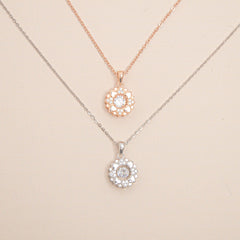 Fleur Dancing Stone Necklace