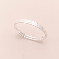 S990 四叶草宝宝手镯 S990 Lucky Four Leaf Clover Baby Bangle