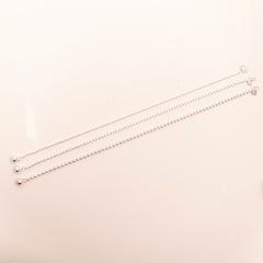 S990 Diamond Cut Beads Anklet