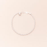 Solid Rope Chain Bracelet 7.5mm