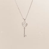 Key Dancing Stone Necklace