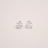 Swans Stud Earrings (S990)