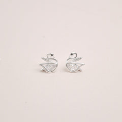 Swans Stud Earrings (S990)