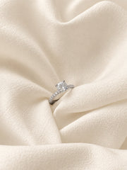 Elnora Ring – rhodium plated 925 sterling silver ring for women, image 4