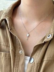 Heart Key Necklace