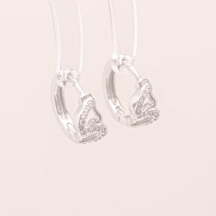 Hearts Huggies Earrings (13mm)