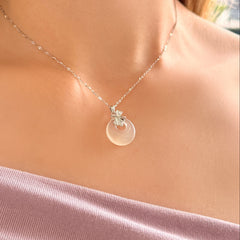 Everluck White Jade Necklace
