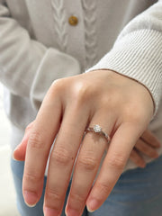 Aria Moissanite Ring