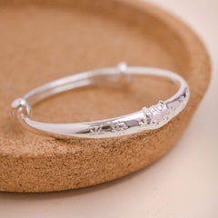 S999 Adjustable Safe & Happy Dragon Baby Bangle