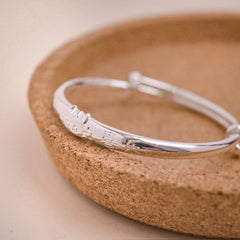 S999 Adjustable Safe & Happy Dragon Baby Bangle