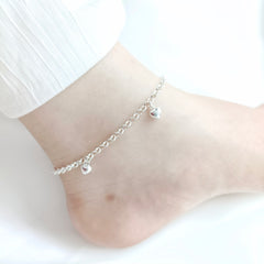 Little Heart Bells Anklet