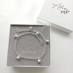 Little Heart Bells Anklet