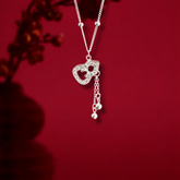 Sparkling Prosperity Gourd Necklace